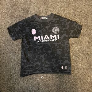 BAPE x Miami black and pink jersey ex bfs since this stank m cheated